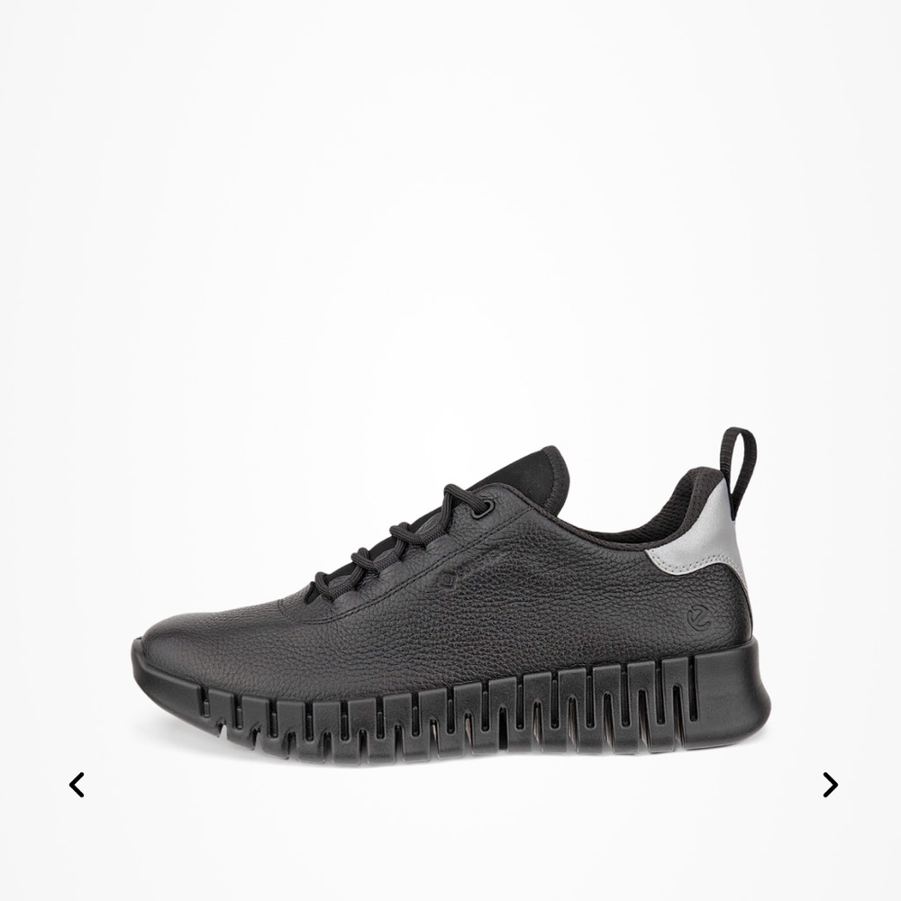 Ecco Black and Gray Women's Sneakers
